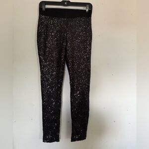 GAP Shimmering Black Sequin Pants
